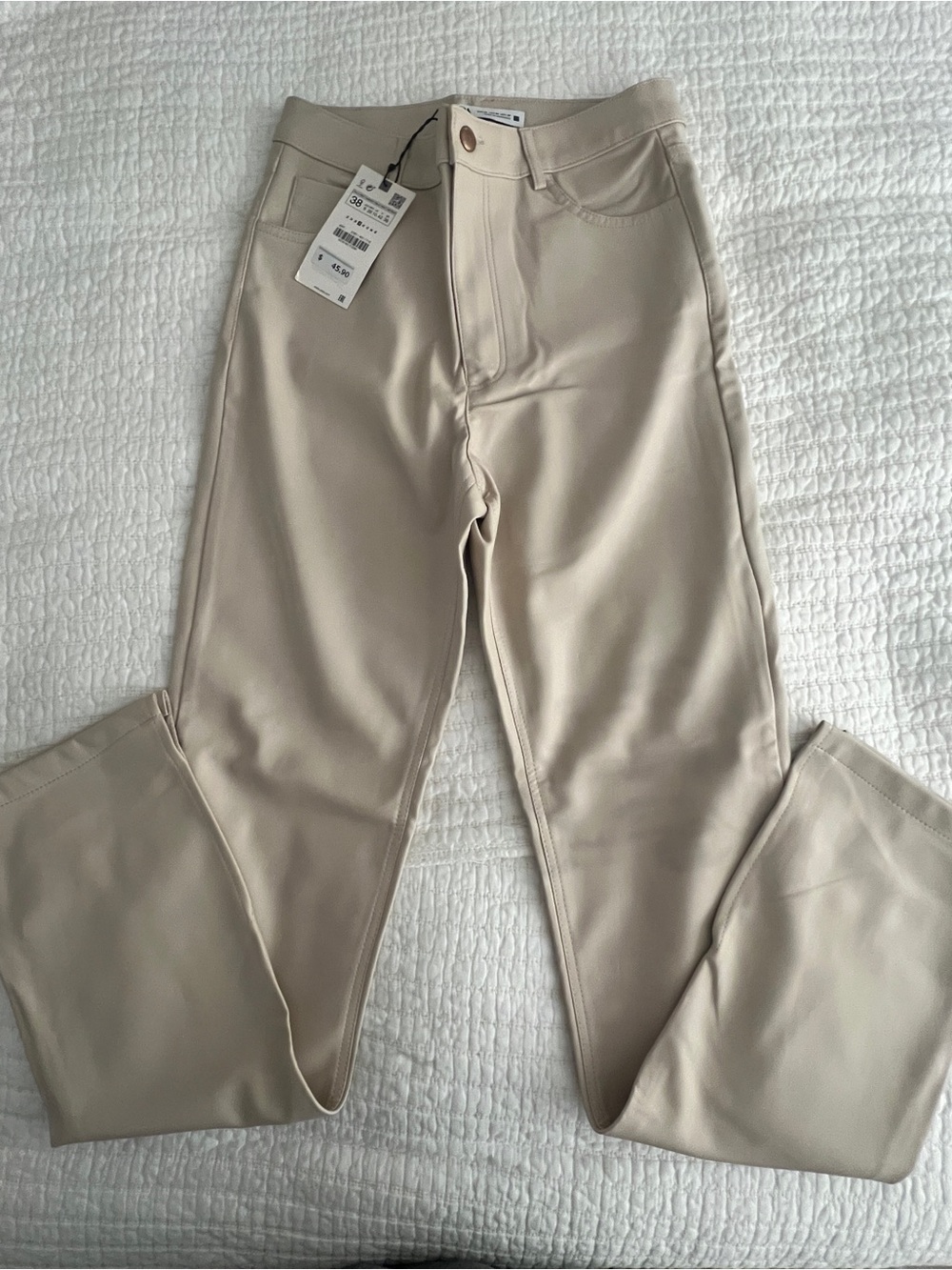 Zara Faux Leather Pants